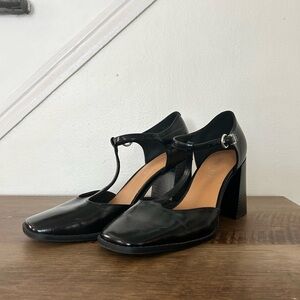 Nine West Black Block Heel Shoes